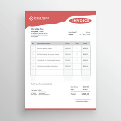 business invoice template