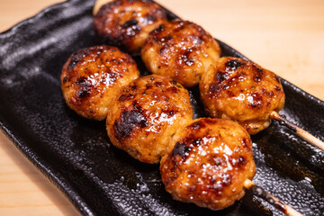 日本の北海道札幌市のとても美味しい焼き鳥