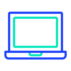 Laptop Vector Icon Design Illustration