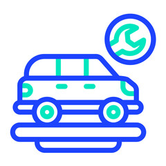 Car repair Vector Icon Design Illustration