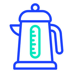 Electric Kettle Vector Icon Design Illustration