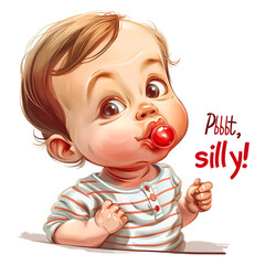 Baby Nursery Clipart Vector Illustration