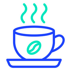 Hot Coffee Vector Icon Design Illustration