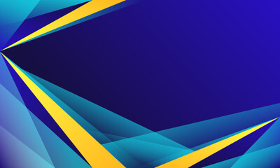 abstract modern geometric triangle blue yellow background for business and corporate marketing