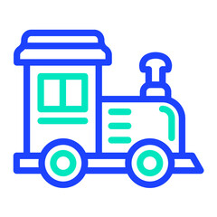 Train toy Vector Icon Design Illustration