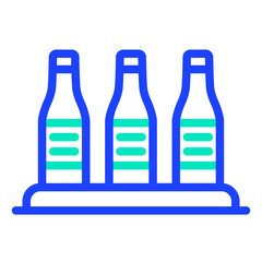 Wine Shelf Vector Icon Design Illustration