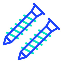 Screw Vector Icon Design Illustration