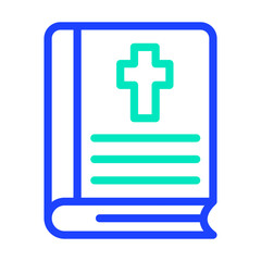 Obraz premium Bible Vector Icon Design Illustration