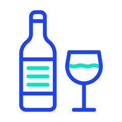 Champagne Vector Icon Design Illustration