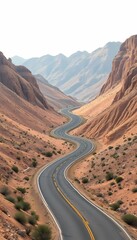 Fototapeta premium Winding Road Through Mountains