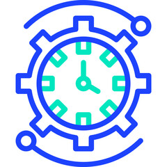 Time Management Vector Icon Design Illustration