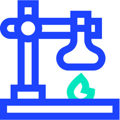 Bunsen Burner Vector Icon Design Illustration