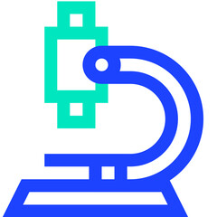 Microscope Vector Icon Design Illustration