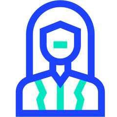 Female Vector Icon Design Illustration