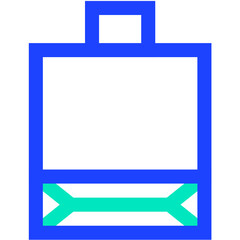 Paper Bag Vector Icon Design Illustration