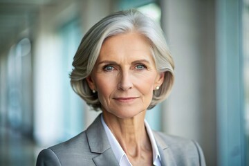 Powerful Woman Executive Portrait: Minimalist Photography, Senior Business Leader, CEO, Corporate Headshot
