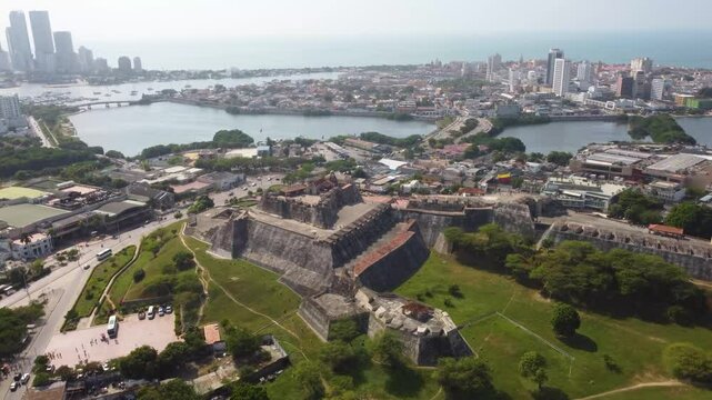 San felipe Castle and Cartagena de indias