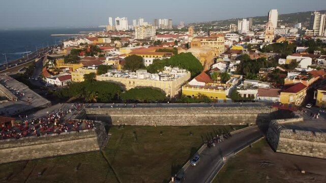 walled city of cartagena Colombia