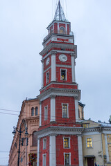 City Duma Tower on Nevsky Prospect in St.Petersburg