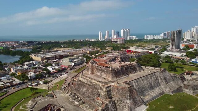 CArtagena and Sanfelipe Castle view