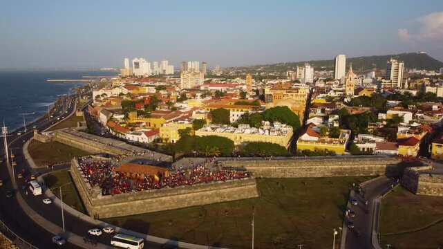 Amazing view of Cartagena de Indias