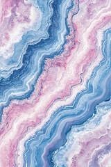 Naklejka premium Blue and pink marble texture creating abstract pattern