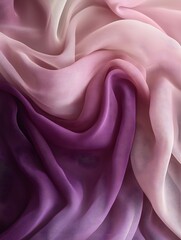 Obraz premium A gradient shifting from deep plum purple to muted blush pink, with a romantic and modern feel.