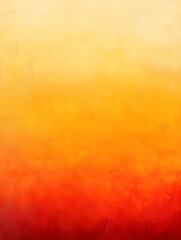 Fototapeta premium A gradient of bright tangerine fading into pale lemon yellow, bursting with energy and warmth