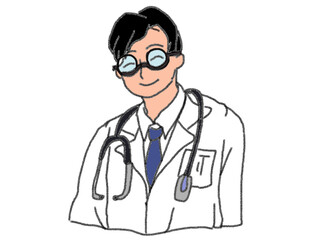 Fototapeta premium doctor with stethoscope