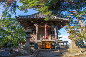多聞山展望広場公園　毘沙門堂