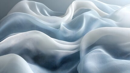 A delicate gradient of pale blue to pearl white, with a soft, airy feel. 