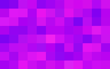 Gradient purple background. Geometric texture from violet squares for publication, design, poster, calendar, post, screensaver, wallpaper, postcard, cover, banner, website. Vector illustration