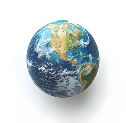 A detailed three dimensional model of planet Earth