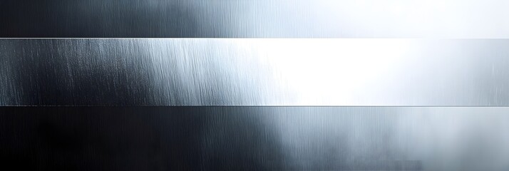 A cool gradient of silver to icy white, with a frosted and sleek metallic feel