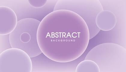 Abstract background with soft purple metaball shapes. Morphing organic blobs. Vector 3d illustration. Abstract 3d background. round shapes. Banner or sign design