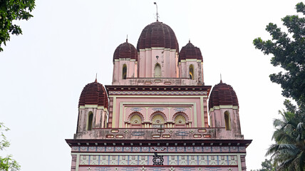 Dome of Mahananda Kalibari, a temple dedicated to Goddess Kali, built by Zamindar Krishna Chandra...