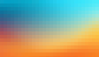 Colorful Gradient Abstract Background with Pixelated Effect. Use in web design, graphic design projects, presentations, or as a background for media and marketing content. EPS 10. Vector illustration