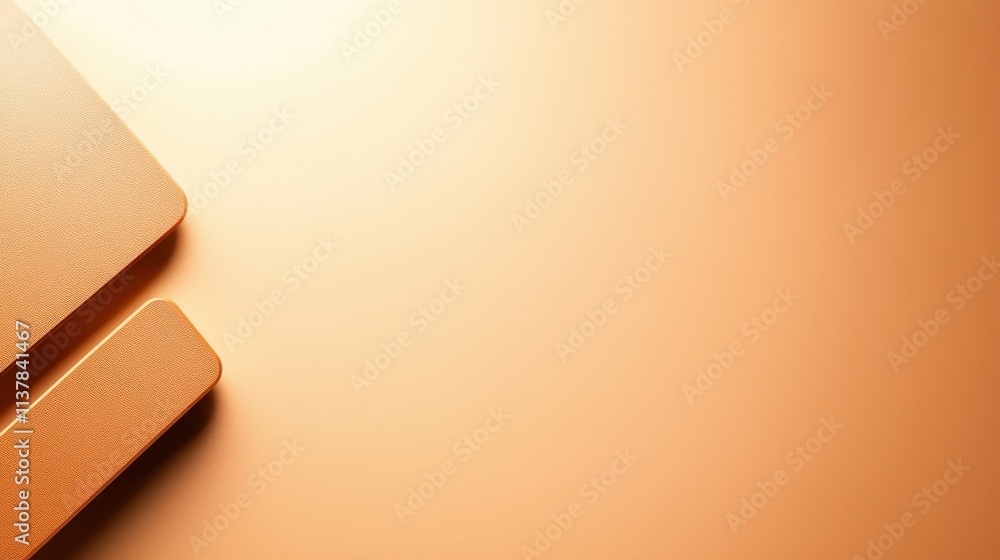 Poster minimalist beige background with soft textures and smooth edges for modern design projects