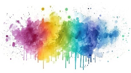 Fototapeta premium Lllustration colorful watercolor texture background