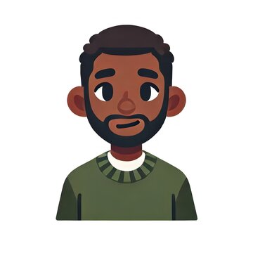 recommend clip art: African american man silhouette vactor illustration 