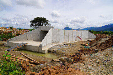 Ongoing Culvert Construction Work – Infrastructure Development in Progress