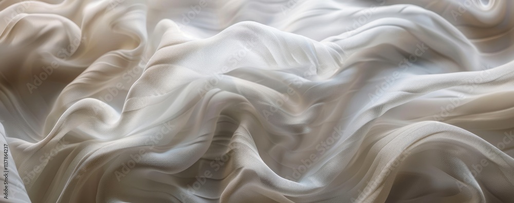 Poster abstract white background with soft lines and curves, creating an elegant atmosphere. the design fea