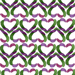 A watercolor seamless pattern with a festive theme.
