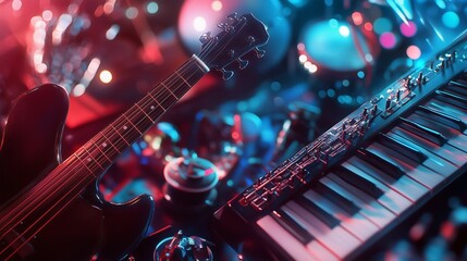 Naklejka premium musical instruments