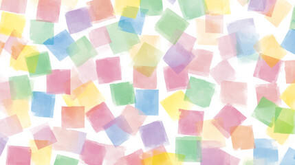 Obraz premium Colorful abstract background with soft pastel squares creating cheerful atmosphere