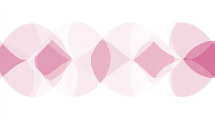 Fototapeta premium Soft pink abstract shapes create harmonious and calming background