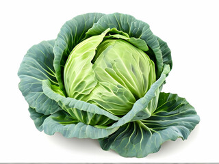 Fototapeta premium cabbage isolated on white background