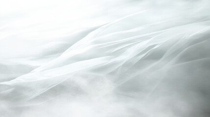 Obraz premium Soft, flowing fabric creates ethereal and tranquil atmosphere