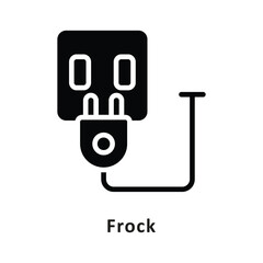 Fototapeta premium Switch Board Vector Gylph Icon. Eps 10 File 