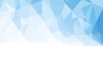 Fototapeta premium Abstract geometric shapes create calming blue background with soft tones